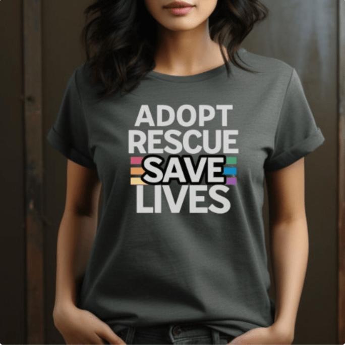 Sweatshirt helps rehab rescue dogs!